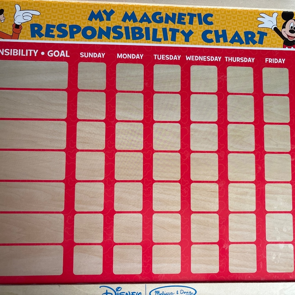 Melissa and Doug Responsibility Chart